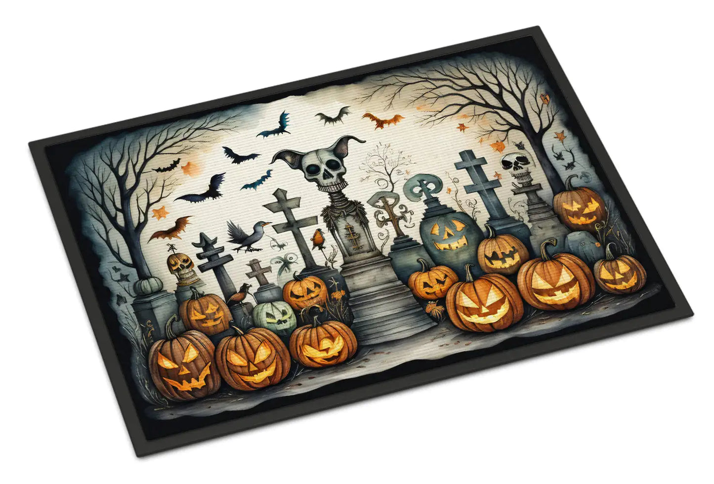 Pet Cemetery Spooky Halloween Doormat